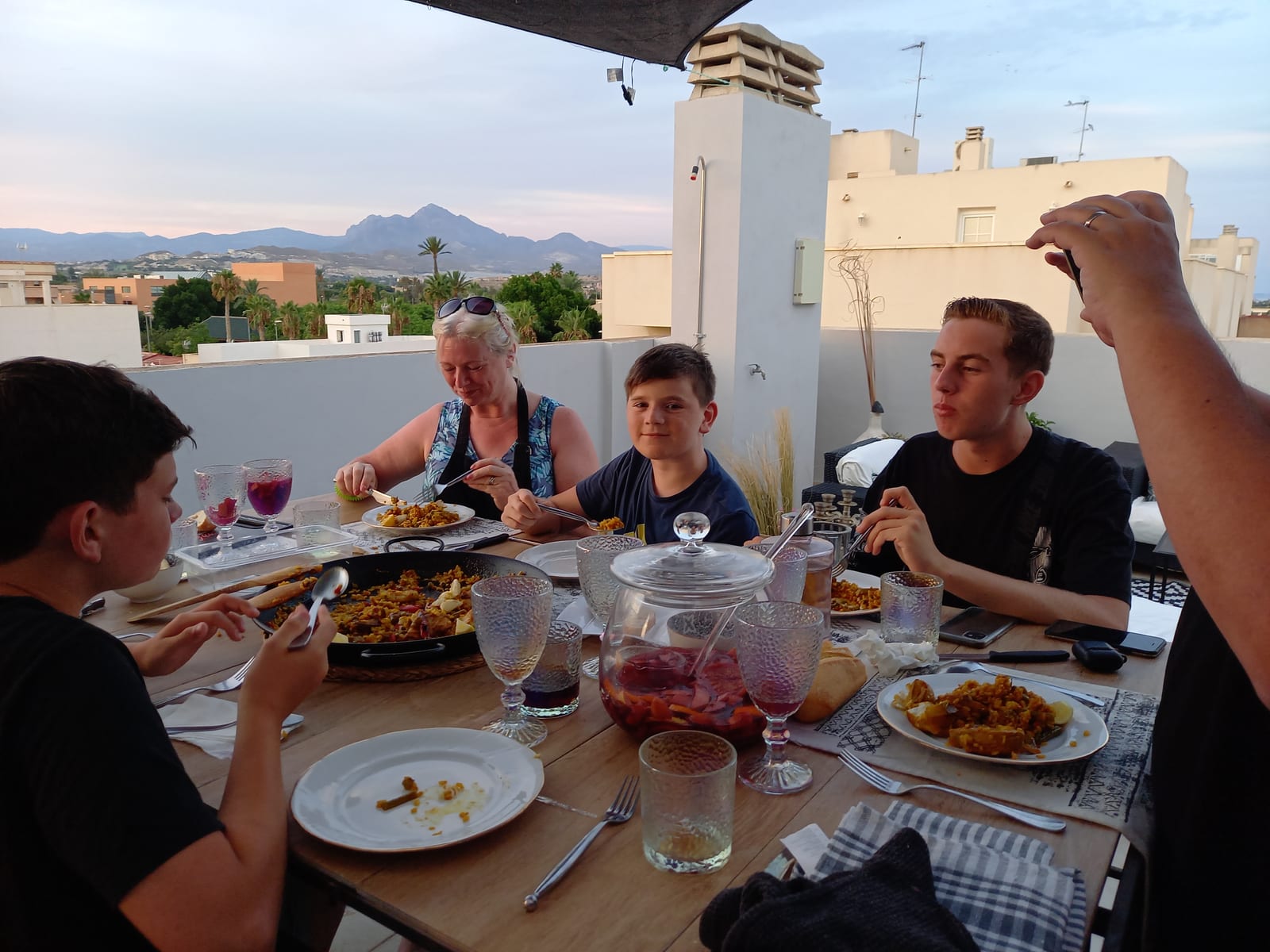 Asado en mi terraza chill out