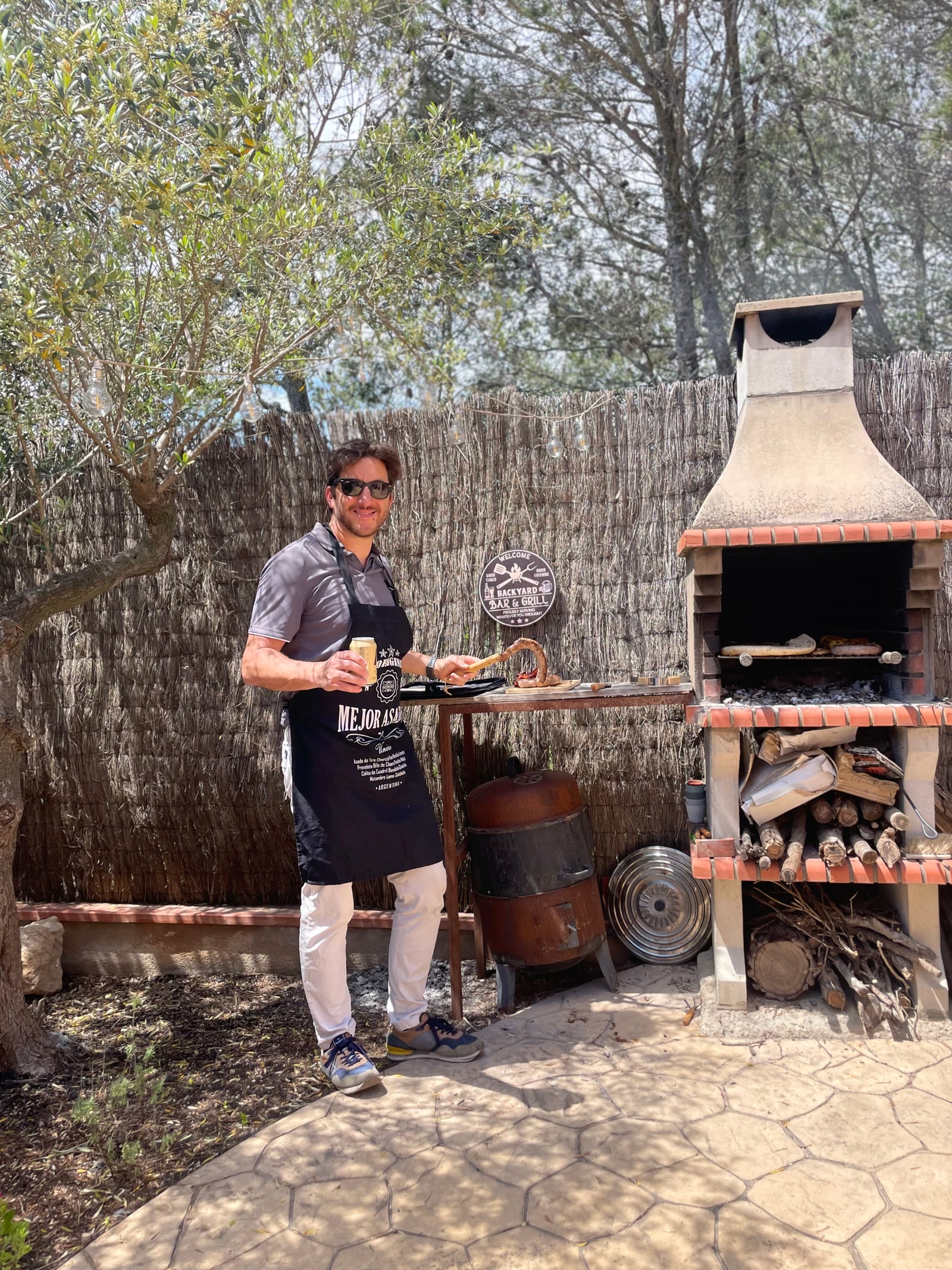 Asado Argentino en zona montaña